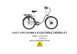 Elektrikli Bisiklet Kullanım Klavuzu