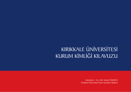 Kurumsal Kimlik Kılavuzu - Kırıkkale Üniversitesi