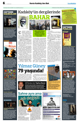 79 yaşında! - Gazete Kadıköy
