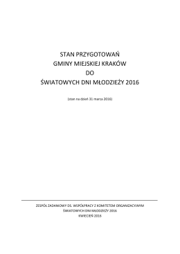Raport ŚDM 2016 Pobierz