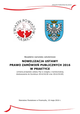 Zaproszenie do Przemyśla - Związek Powiatów Polskich