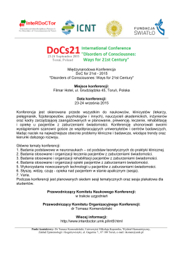 Międzynarodowa Konferencja DoC for 21st - 2015