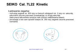 SEIKO Cal. 7L22 Kinetic