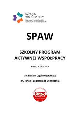 spaw - szkolny program aktywnej współpracy