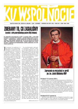 Ku_wspolnocie_2_2015 - Parafia św. Józefa w Lublinie