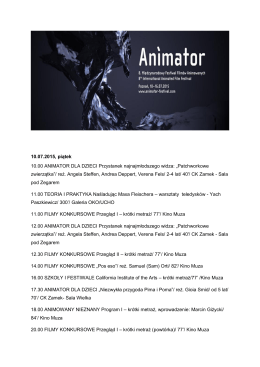 program animator 2015
