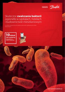 Skuteczne zwalczanie bakterii Legionella w