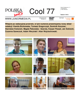 Cool 77 - Junior Media - szkoła podstawowa nr 77