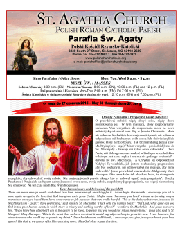 June 27, 2015 - St. Agatha Church