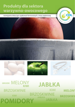 Pobierz broszurę CDL - Produkty dla sektora warzywno