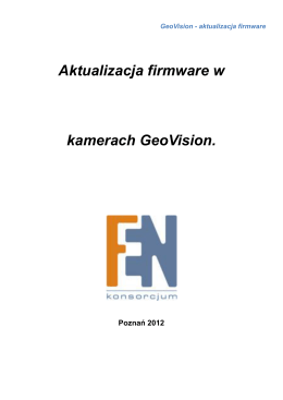 Geovision - uproszczony manual
