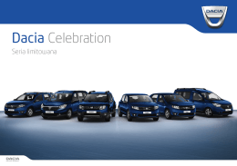 Katalog Dacia Celebration