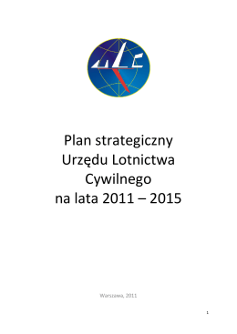 Plan Strategiczny ULC 2011-2015