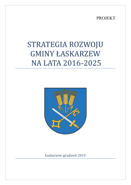 Strategia Rozwoju Gminy Łaskarzew na lata 2016 – 2025