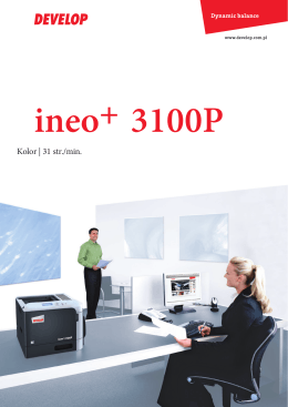 ineo+3100P - printservice.com.pl