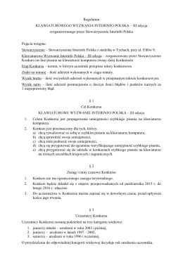 III edycja zorganizowanego przez Stowarzyszenie Interinfo Polska