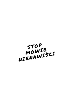 stop mowie nienawiści