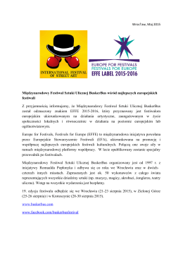 BuskerBus-EFFE Label 2015-2016