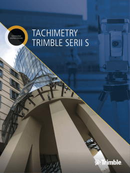 Tachimetry Trimble seria S