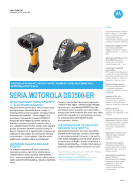 SERIA MOTOROLA DS3500-ER