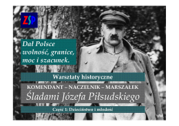 Józef Piłsudski – dzieciństwo i młodość