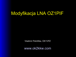 Budowa LNA OZ1PIF według OK1VPZ