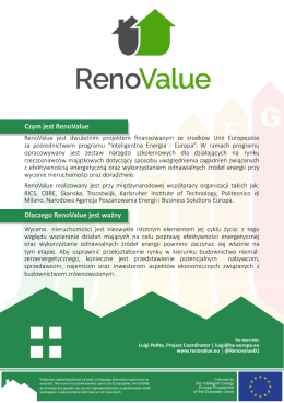 Czym jest RenoValue Dlaczego RenoValue jest ważny