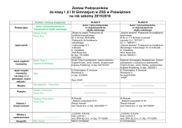 3. Zestaw podręczników dla klas I-II