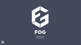 Fog - Content Agency w 15 slajdach. - Prezentacja