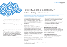 Pakiet SuccessFactors HCM