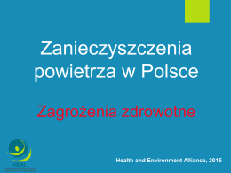 Zanieczyszczenia powietrza w Polsce
