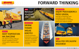 forward thinking - DHL Global Forwarding
