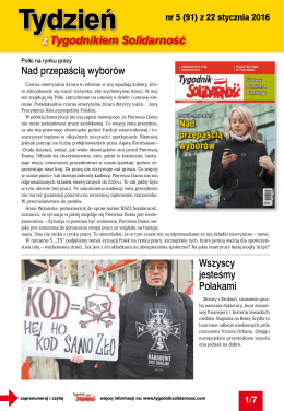 Tydzień - Tygodnik Solidarność