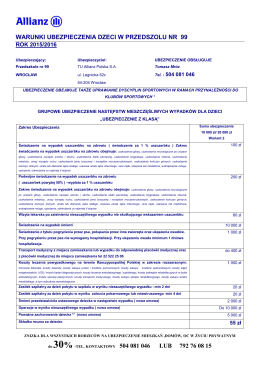 Propozycja ubezpieczenia - przedszkole99.wroclaw.pl