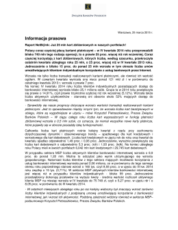 Informacja prasowa - Związek Banków Polskich
