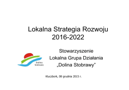 Lokalna Strategia Rozwoju 2016-2022