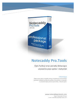 Notecaddy Pro.Tools