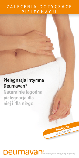 Pielęgnacja intymna Deumavan® Naturalnie łagodna pielęgnacja