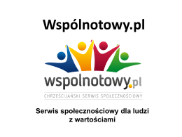 Czym jest serwis Wspólnotowy.pl?