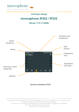 Instrukcja obsługi IP222 i IP232 (V11R1)