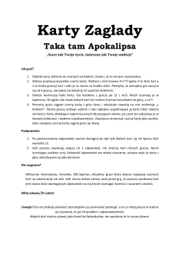 instrukcja do Kart Zagłady w pdf