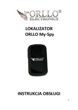 Instrukcja lokalizatora ORLLO MY-SPY