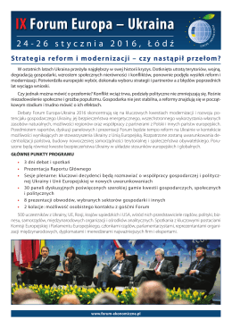 ina IX Forum Europa – Ukraina