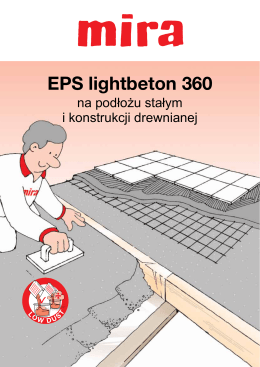 EPS lightbeton 360 na podłożu stałym i konstrukcji drewnianej