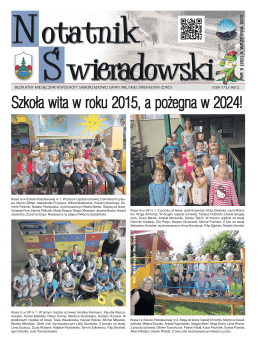 Szko³a wita w roku 2015, a po¿egna w 2024! Szko³a wita w roku