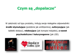 Czym są „dopalacze”