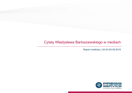 Cytaty Władysława Bartoszewskiego w mediach, 24.04
