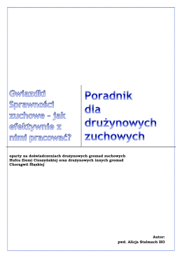 Gwiazdki Sprawności zuchowe – jak efektywnie z nimi pracować?