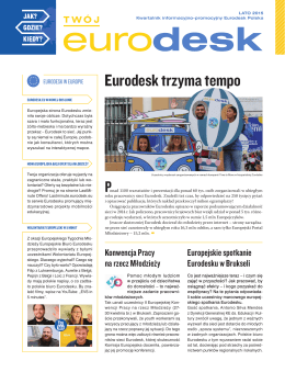 Eurodesk trzyma tempo