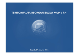 Teritorijalna reorganizacija MUP